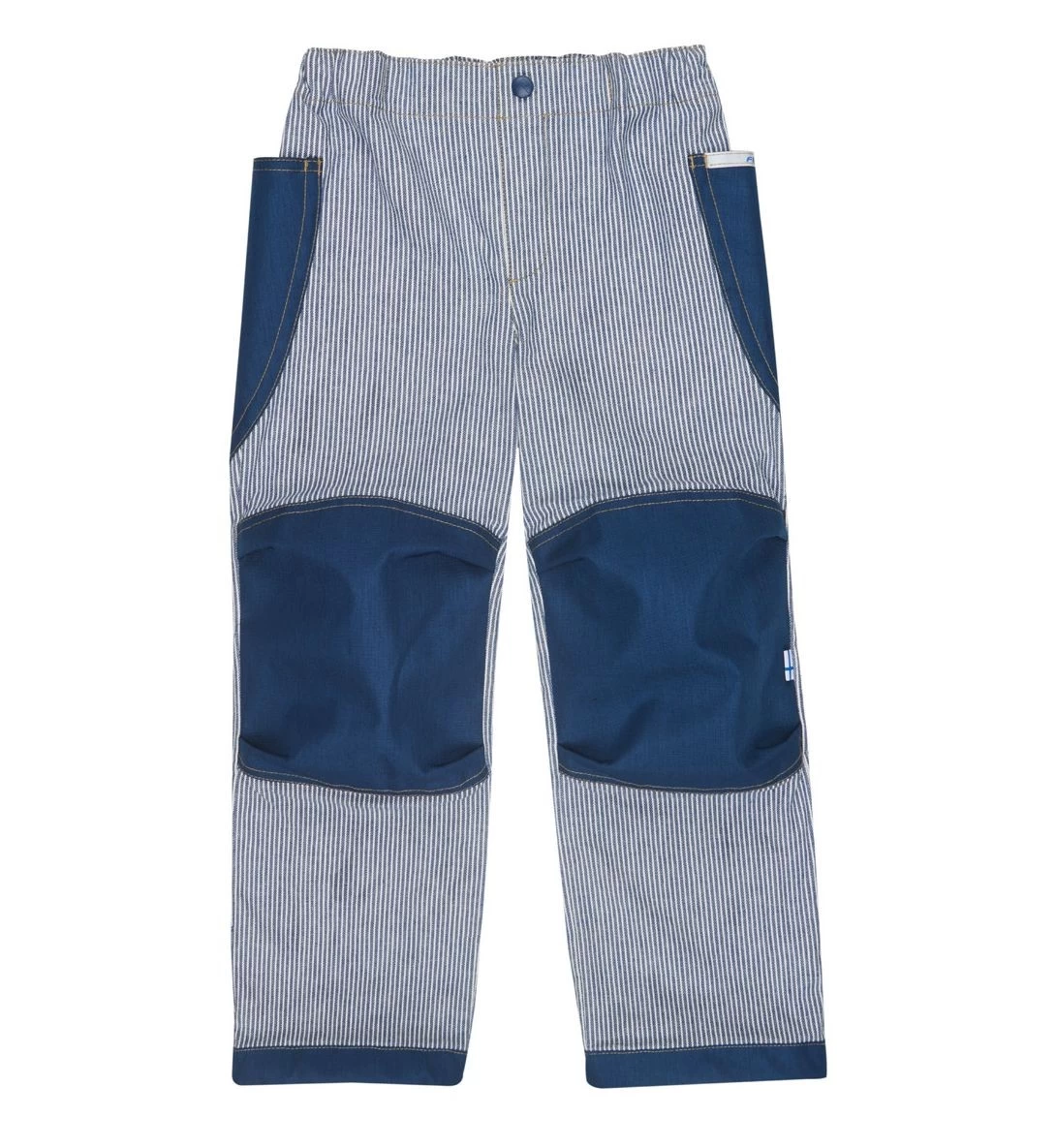 Finkid Jeanshose KUU Denim Striped/denim Mit Streifen Outdoorhose Knieverstärkt 2 Finkid Jeanshose KUU Denim Striped/denim Mit Streifen Outdoorhose Knieverstärkt