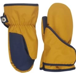Finkid Lapanen Harvest Gold/navy Thermo Handschuhe Fäustlinge Wasserfest