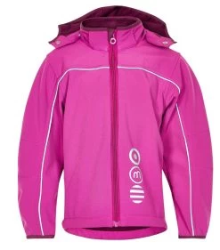 Minymo Mädchen Softshelljacke Dark Fuchsia Basic45