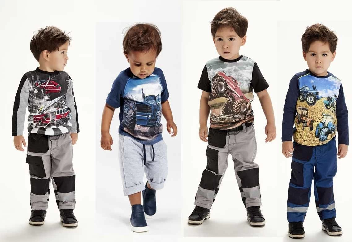 Minymo Kinder Traktor T-Shirt Kurzarm Blau 7 Minymo Kinder Traktor T-Shirt Kurzarm Blau – Bild 5