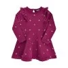 MeToo Mädchen Kleid Purple Mit Schimmernden Goldpunkten -Kindermode – Einfach machen. metoo kleid purple dots 1280x1280