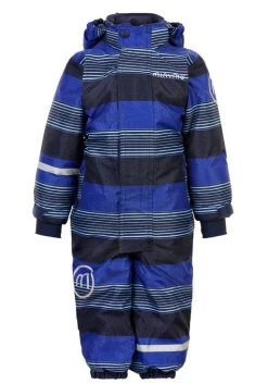 Minymo Kinder Skianzug Placid Blue Streifen