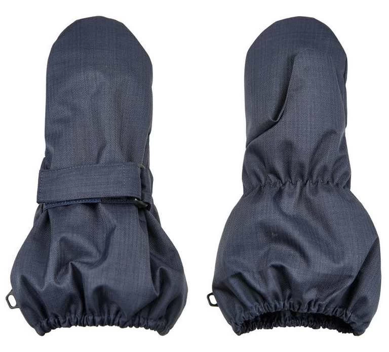 Minymo Fausthandschuhe Le96 Harringbone Blue 3 Minymo Fausthandschuhe Le96 Harringbone Blue