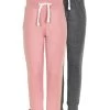 Minymo Mädchen Sweatpants Rosa/anthrazit Im 2er Pack Jogginghose -Kindermode – Einfach machen. minymo jogginghose peach grau 1280x1280
