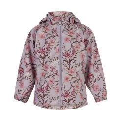 Minymo Mädchen Softshelljacke Vintage Flowers Smoky Flieder
