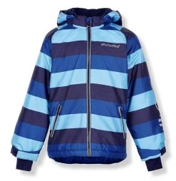 MINYMO Kinder Winterjacke Le90 Blockstreifen Light Blue