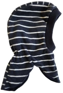 Minymo Fleecemütze Geringelt Schlupfmütze Sturmhaube Dark Navy -Kindermode – Einfach machen. minymo schlupfmutze geringelt fleece 2 1280x1280