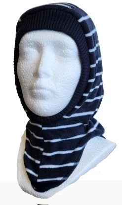 Minymo Fleecemütze Geringelt Schlupfmütze Sturmhaube Dark Navy -Kindermode – Einfach machen. minymo schlupfmutze geringelt fleece 4 1280x1280