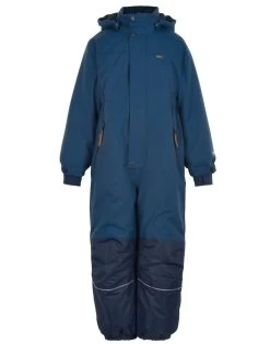 Minymo Kinder Schneeanzug Blau Wasserdicht Mit Verstärkungen