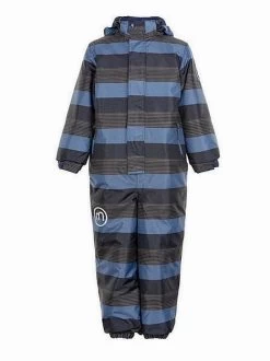 Minymo Skianzug Atmungsaktiv Pavement Blau Gestreift Le92