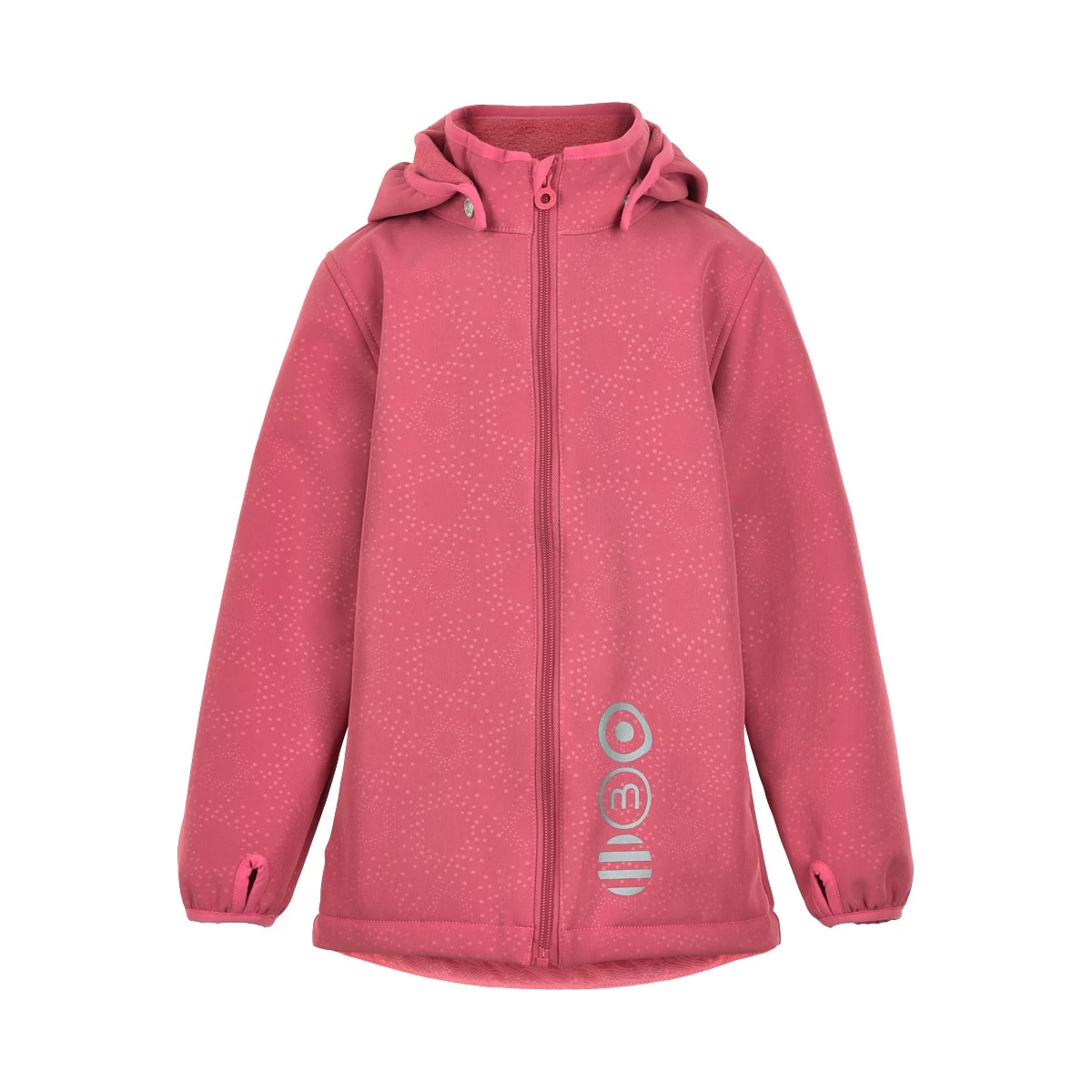 Minymo Mädchen Softshelljacke Rose Pünktchen 3 Minymo Mädchen Softshelljacke Rose Pünktchen
