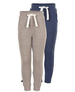 Minymo Kinder Sweathose Sand/navy Im 2er Pack Jogginghose