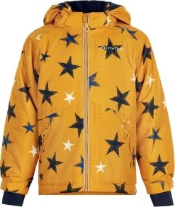 MINYMO Kinder Winterjacke Golden Yellow Stars