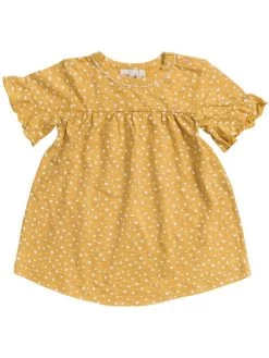 People Wear Organic Kleid Jersey Sommerkleid Maisgelb Bio-Baumwolle