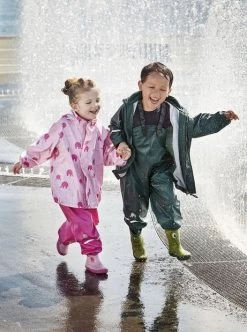 CeLaVi Regenanzug Dunkelgrün Regenhose + Regenjacke -Kindermode – Einfach machen. rain19 1280x1280