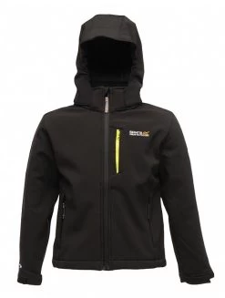 Regatta Kinder Softshelljacke Black Airblaze