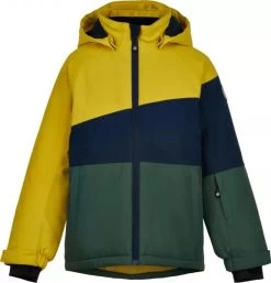 Color Kids Winterjacke Skijacke Grün Gelb Wasserdicht
