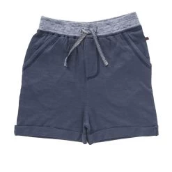 Jersey Shorts Grau Slub Jersey Bio-Baumwolle