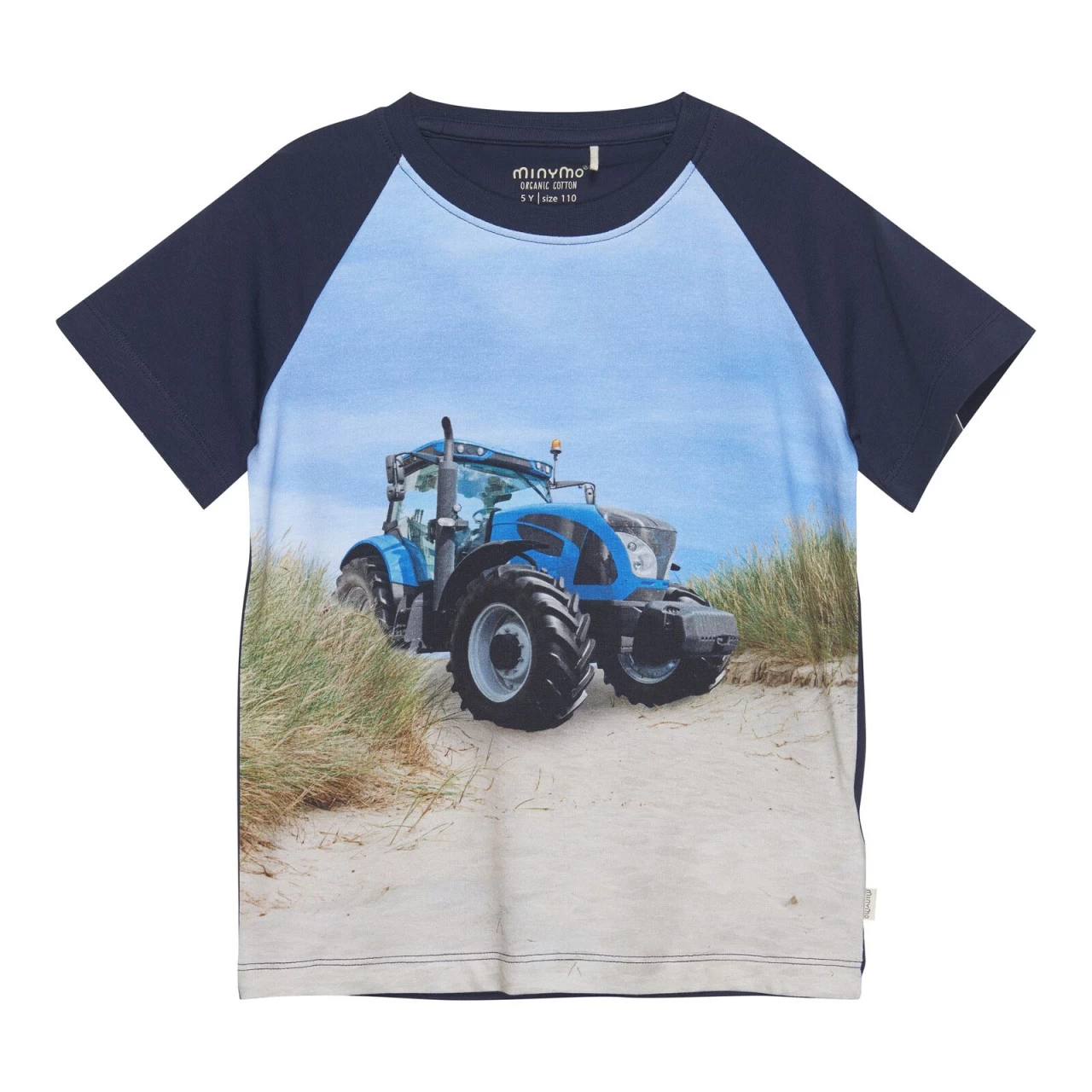Minymo Kinder Traktor T-Shirt Kurzarm Blau 3 Minymo Kinder Traktor T-Shirt Kurzarm Blau