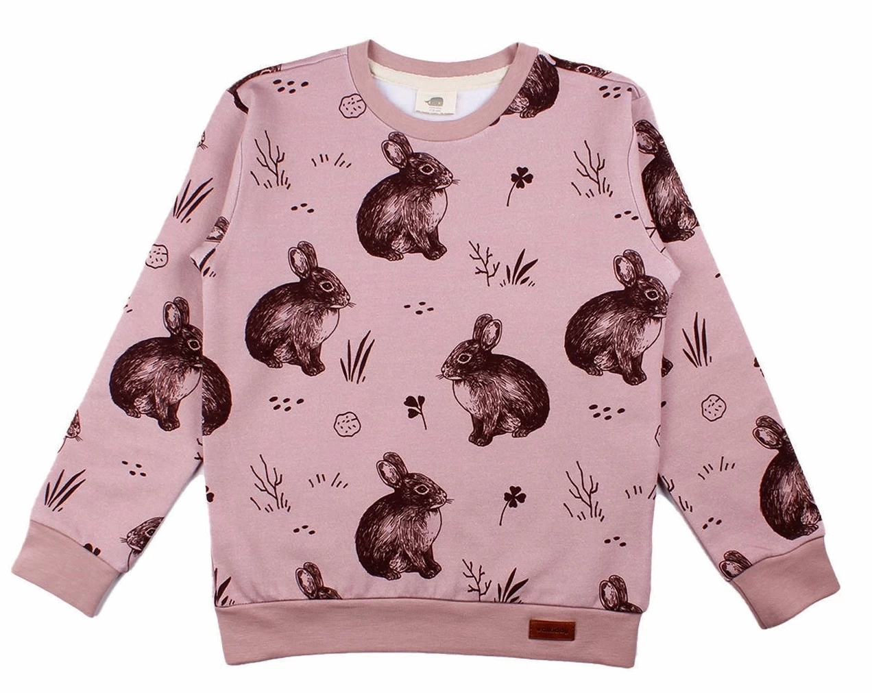 Walkiddy Mädchen Sweatshirt Cute Rabbits Rosa 3 Walkiddy Mädchen Sweatshirt Cute Rabbits Rosa
