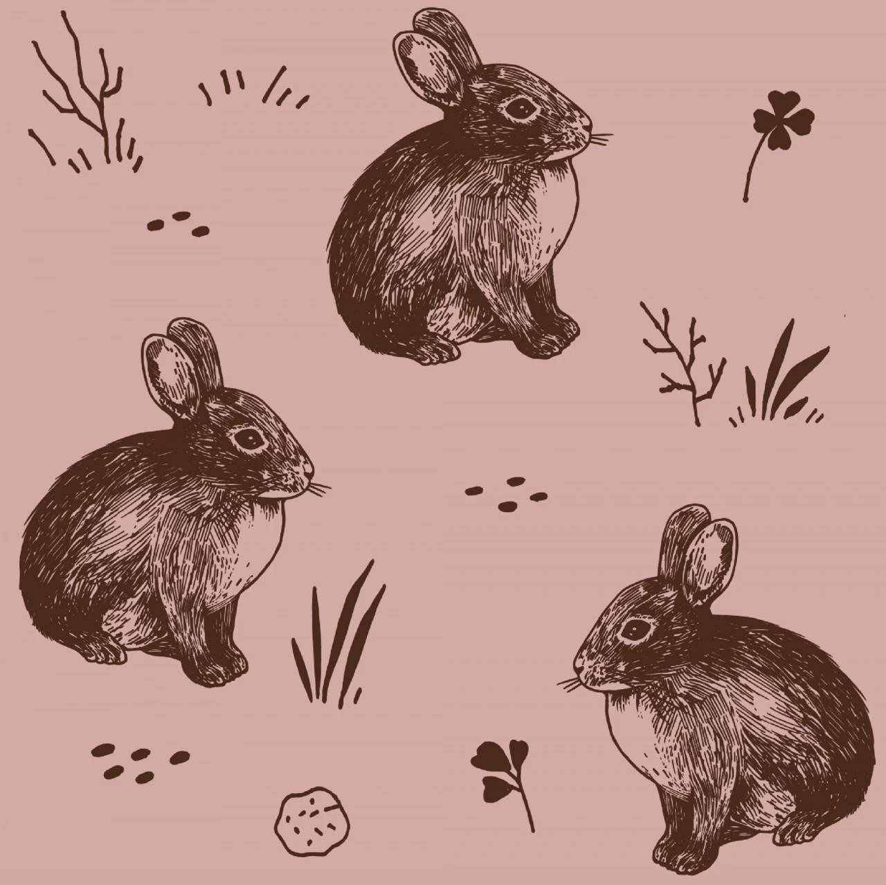 Walkiddy Mädchen Sweatshirt Cute Rabbits Rosa 4 Walkiddy Mädchen Sweatshirt Cute Rabbits Rosa – Bild 2