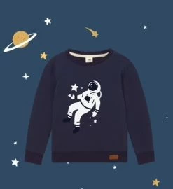 Walkiddy Sweatshirt Space Trip Astronaut Navy -Kindermode – Einfach machen. walkiddy hoody blau space trip 5 1280x1280