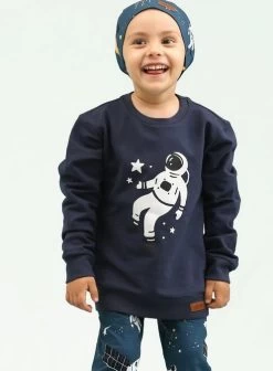Walkiddy Sweatshirt Space Trip Astronaut Navy -Kindermode – Einfach machen. walkiddy hoody blau space trip 7 1280x1280 2