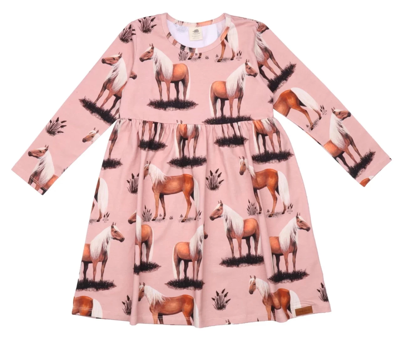 Walkiddy Kleid Beauty Horses Rosa Pferde Biobaumwolle GOTS 3 Walkiddy Kleid Beauty Horses Rosa Pferde Biobaumwolle GOTS