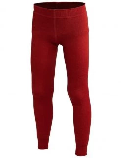 Woolpower Kids Lange Unterhose Ziegelrot Leggings Long Johns 200